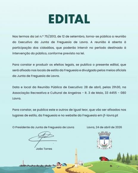 Reuni&atilde;o P&uacute;blica de Executivo