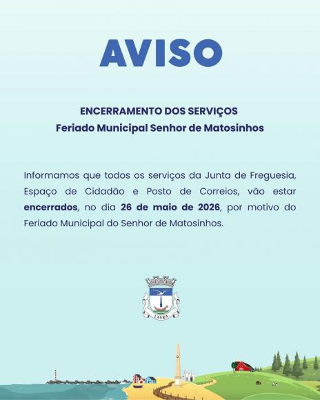 Aviso &agrave; popula&ccedil;&atilde;o