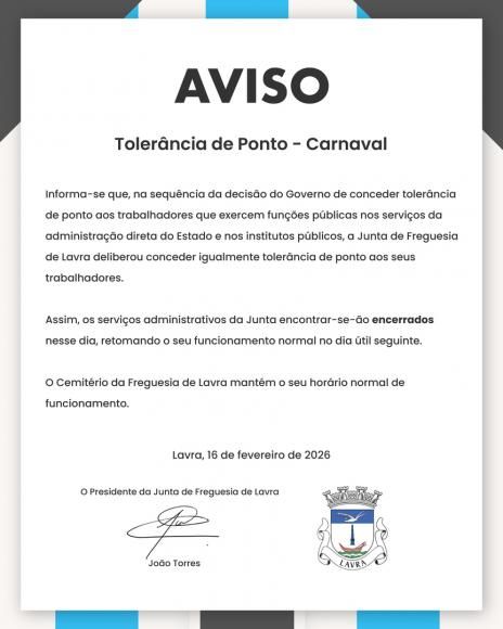 Toler&acirc;ncia de Ponto - Carnaval