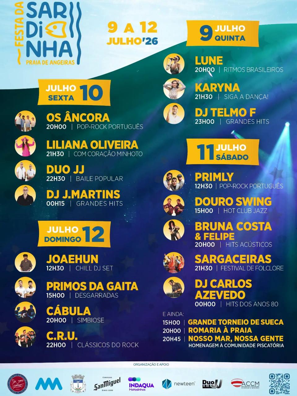 Festa da Sardinha da Praia de Angeiras 2026